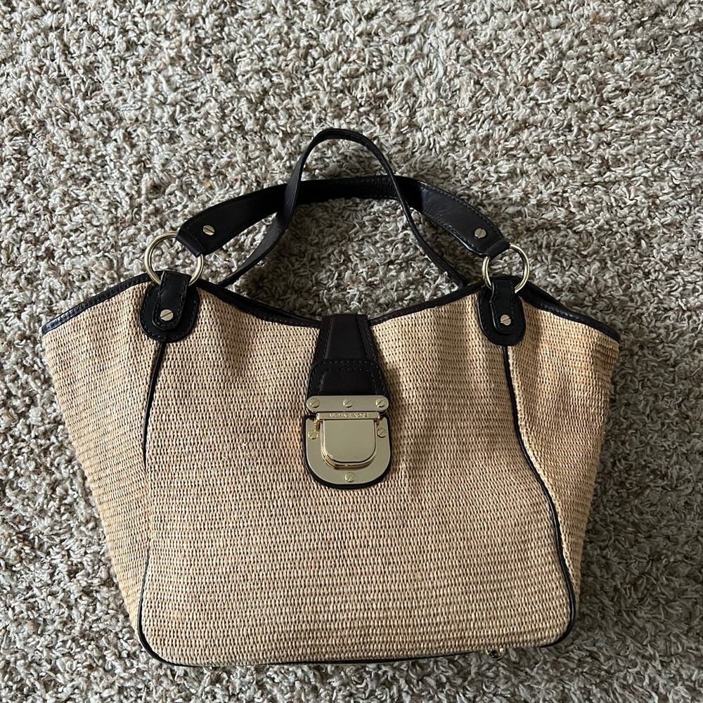 Michael Kors, Tan and Black Women's Tote Bag